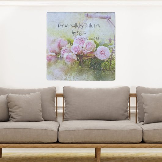 Faith Scripture Fotokunst Print Foto Afdruk