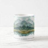 Faith Scripture Isaiah 41:10 Mountain Mug Koffiemok (Center)