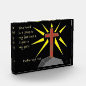 Faith series Psalm 119:105 Scripture Art Fotoblokken (Links)