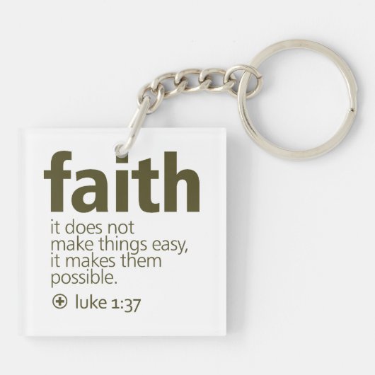 Faith Sleutelhanger (Achterkant)