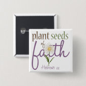 Faith-Square Button (Voorkant /achterkant)