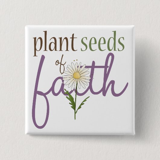 Faith-Square Button (Voorkant)