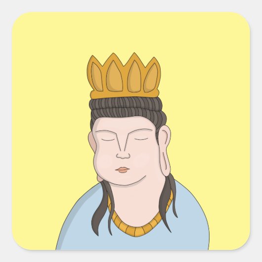 Faith Square Sticker (Voorkant)