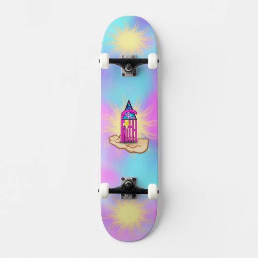 Faith ~ Steeple Skateboard (Voorkant)