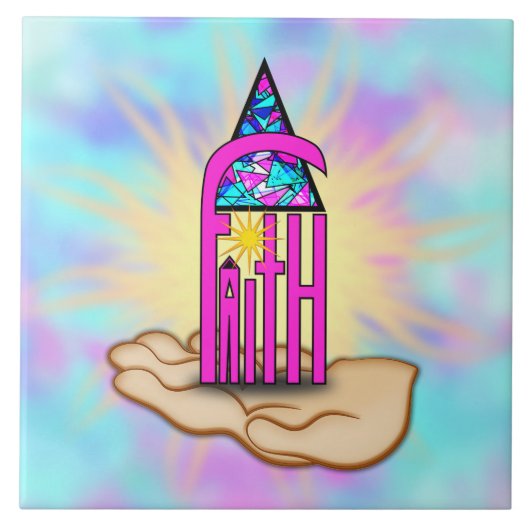 Faith ~ Steeple Tegeltje (Voorkant)