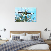 FAITH Stretted Canvas Print (Insitu (Slaapkamer))