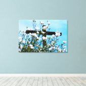 FAITH Stretted Canvas Print (Insitu (Houten vloer))