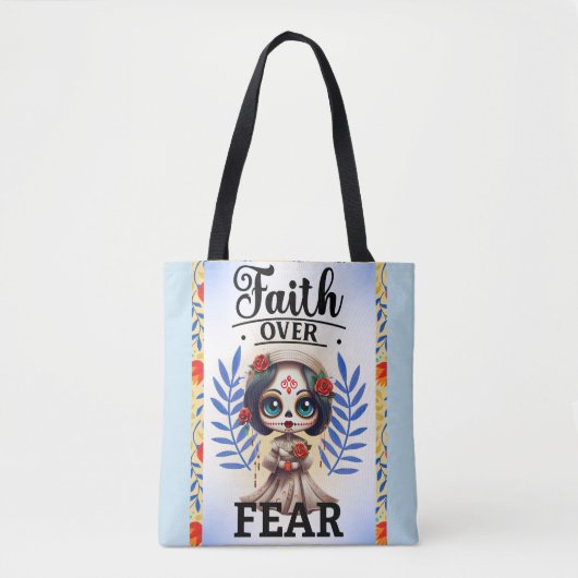 Faith Sugar Skull Draagtas (Voorkant)