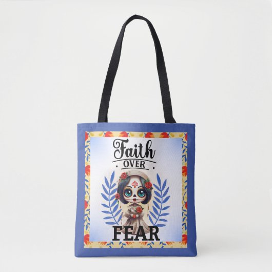 Faith Sugar Skull Draagtas (Voorkant)