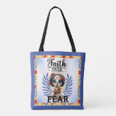 Faith Sugar Skull Draagtas (Achterkant)