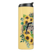 Faith/Sunflower Sublimation Thermosbeker (Gedraaid links)