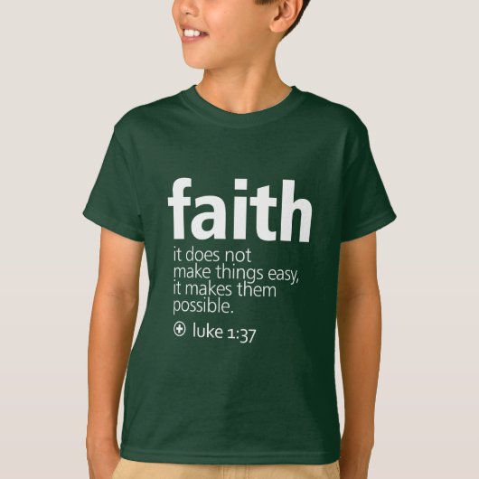 Faith T-shirt (Voorkant)