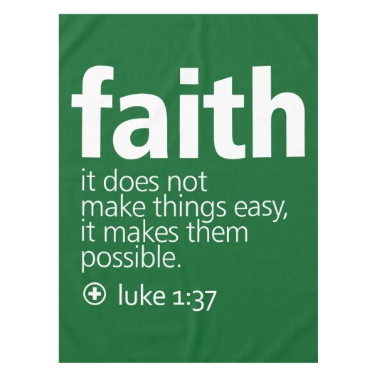 Faith Tafelkleed (Voorkant)