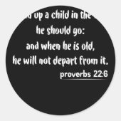 Faith Training Prowerks 22-6 Ronde Sticker (Voorkant)