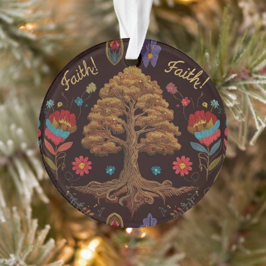 Faith Tree Ornament - Inspirerend Vakantie Decor (Boom)