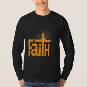 Faith Trust Cross Bijbel vers Christelijk 1 T-shirt