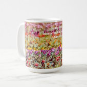 Faith Tulip Floral Scripture Amour Mug Cup (Devant gauche)