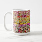 Faith Tulip Floral Scripture Amour Mug Cup (Gauche)