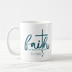 Faith Typography Personalized Coffee/Tea/Caca Mok