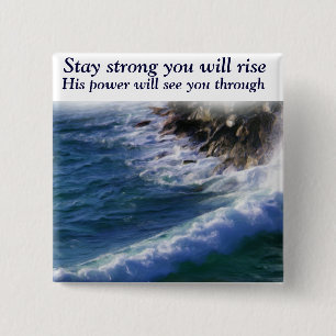 Faith_ Vierkante Button 5,1 Cm