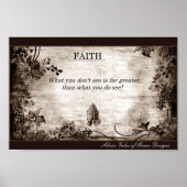 Faith Wall Hanging Art Poster Sep By Stan Griep (Devant)