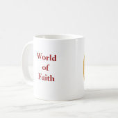 Faith wereld koffiemok (Voorkant links)