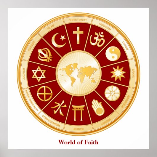 Faith wereld poster (Voorkant)