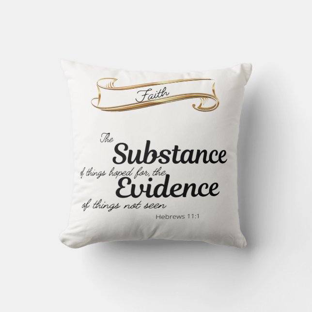 Faith werpen kussen (Voorkant)