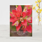 Faith Wildflower Dank u kaart (Gele Bloem)