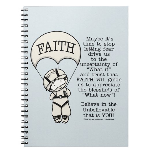 Faith Will Guide Notitieboek (Voorkant)