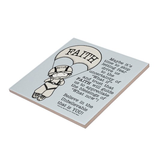 Faith Will Guide Tegeltje (Zijkant)