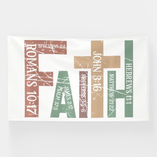 Faith Woven in Scripture Spandoek (Horizontaal)