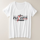 Faithful Fits Plus Size T-shirt (Design voorkant)