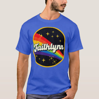 Faithlynn regenboog in ruimte  stijl t-shirt