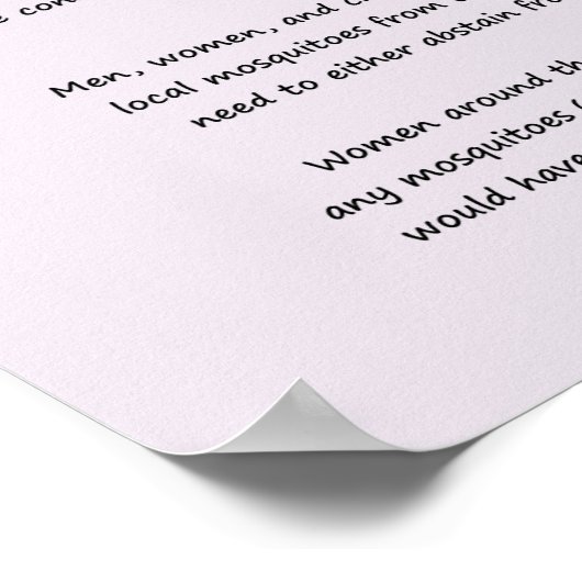 Faits à propos de Zika Poster par RoseWrites (Coin)