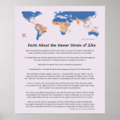 Faits à propos de Zika Poster par RoseWrites (Devant)