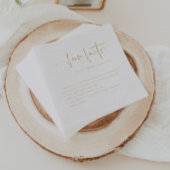 Faits amusants Mariage minimaliste