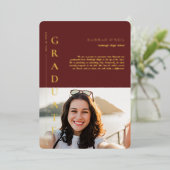 Faits amusants | Moderne Faire-part photo simple (Debout devant)