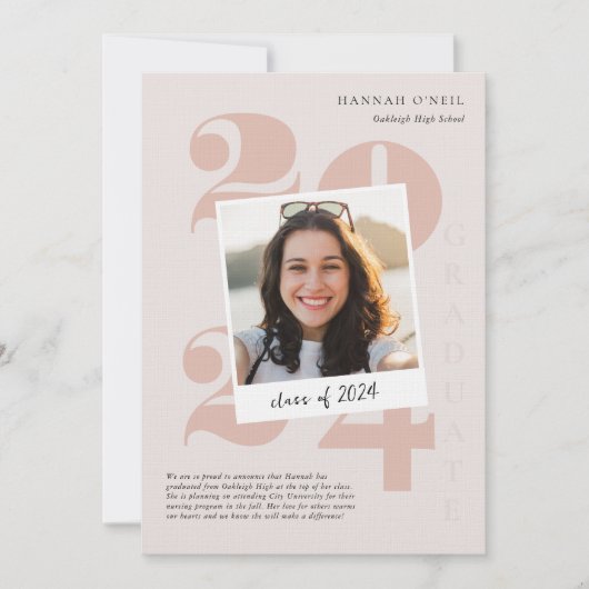 Faits amusants | Moderne Faire-part photo simple (Devant)