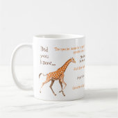 Faits amusants sur Giraffes Mug (Gauche)