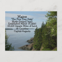 Faits de carte postale du Maine