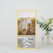 Faits saillants floraux jaunes Merci Mariage (Debout devant)