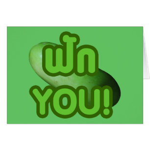 FAK YOU! ... Groene Squash (Wintermelon) Kaart