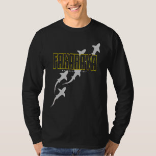 Fakarava haai duiken duiken met duiken met shar t-shirt