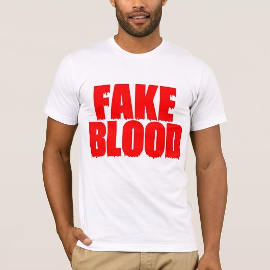 FAKE BLOOD T-SHIRT (Voorkant)