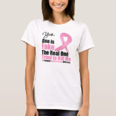 Fake Breast Cancer T-shirt (Voorkant)