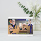 Fake Bureau of Investigation Briefkaart (Staand voorkant)