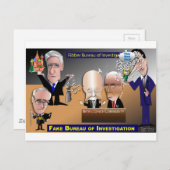 Fake Bureau of Investigation Briefkaart (Voorkant / Achterkant)