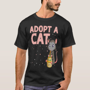 Fake Cat Opossum voor Possum en Raccoon 7 T-shirt