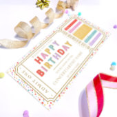 Fake Concert Ticket Cadeaubon Kaart